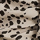 All Over Print Zipper Long Sleeve Deep V Neck Wrap High Waist Short Dress
