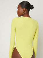 Cut Out Front Thumb Hole Bodysuit