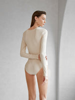Solid Criss Cross Bodysuit