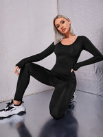 High Stretch Criss Cross Sports Jumpsuit