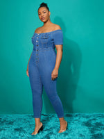Plus Size Denim Overalls Producers