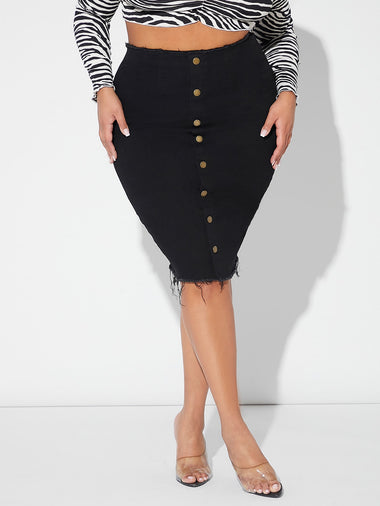 Plus Size Denim Skirts Suppliers