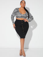 Plus Size Denim Skirts Factory