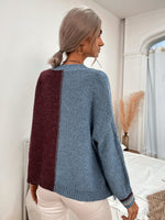 Cut And Sew Drop Shoulder Fringe Trim Cardigan