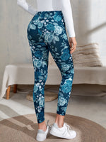 High Waist Floral Print Leggings