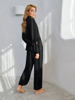 Pocket Front Drop Shoulder Lounge Set