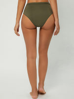 Ruched High Waisted Bikini Bottom
