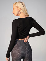 Cut Out Crop Top