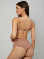 Plain High Waisted Lingerie Set