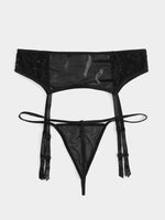 NEW FEELING Womens Black Plus Size Intimates