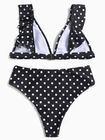 NEW FEELING Womens Black Bikinis