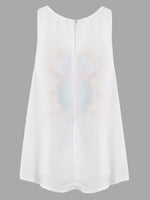 NEW FEELING Womens White Camis