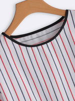 OEM Ladies Striped Plus Size Tops