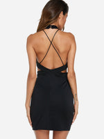 NEW FEELING Womens Black Mini Dresses