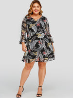 NEW FEELING Womens Black Plus Size Dresses
