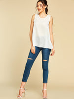 OEM Ladies White Camis