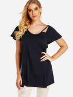 Custom Womens Blue T-Shirts