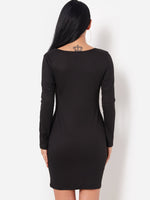 NEW FEELING Womens Black Bodycon Dresses