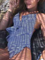 Custom Navy Blue Bikinis Top