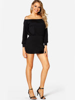 OEM ODM Womens 3/4 Sleeve Mini Dress