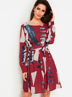 ODM Ladies Long Sleeve Casual Dress