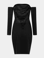 NEW FEELING Womens Black Bodycon Dresses