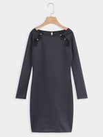 OEM Ladies Black Bodycon Dresses