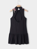 NEW FEELING Womens Black Casual Dresses