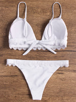 Custom Womens Sleeveless Two Piece Bikinis