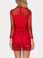 NEW FEELING Womens Red Mini Dresses