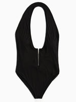 NEW FEELING Womens Black One-Pieces