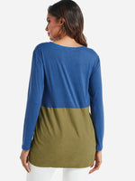 NEW FEELING Womens Color Block T-Shirts