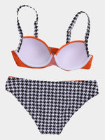 NEW FEELING Womens Orange Bikinis