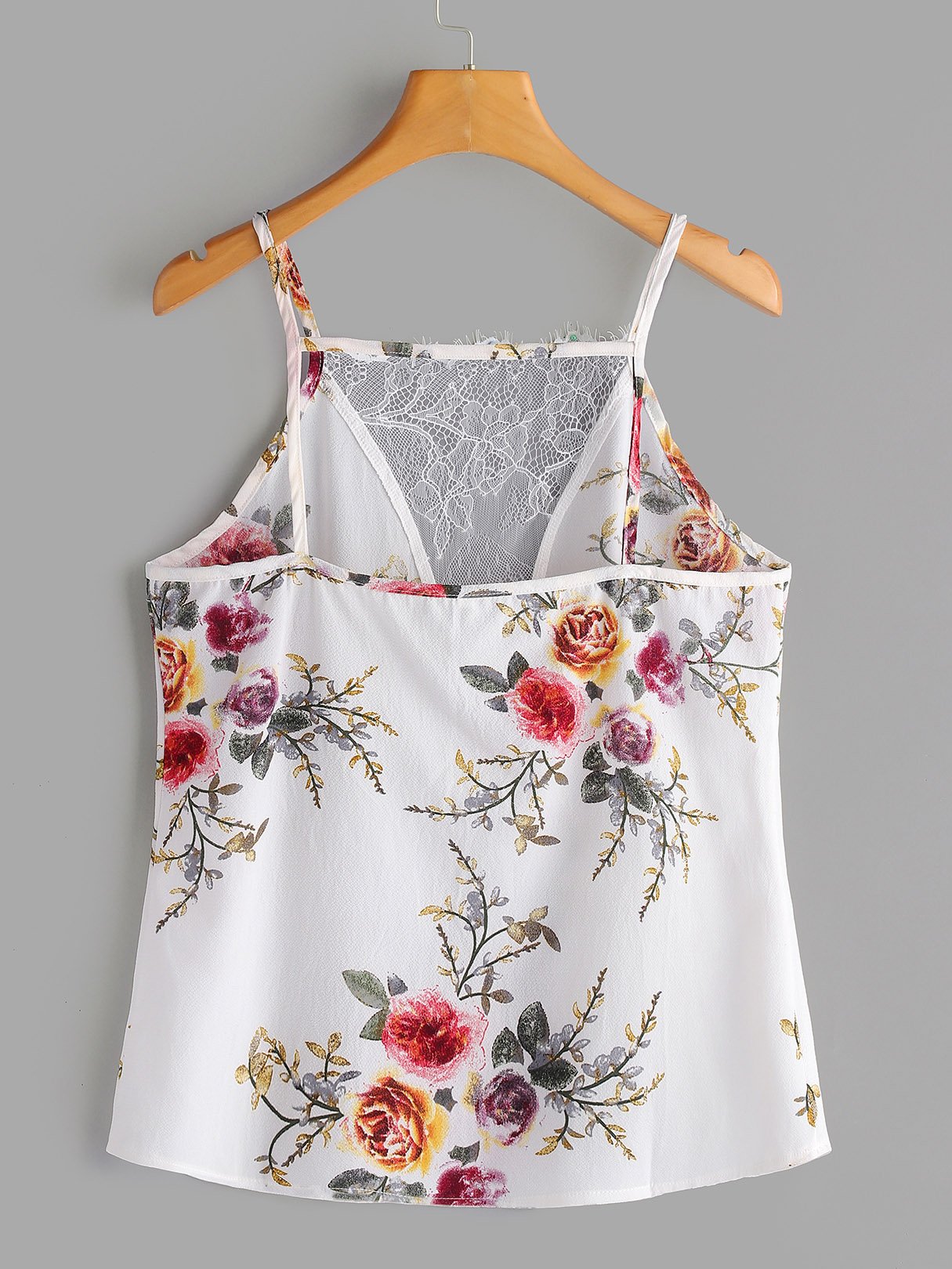 NEW FEELING Womens White Camis