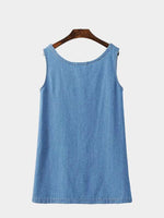 NEW FEELING Womens Blue Mini Dresses