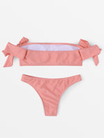 NEW FEELING Womens Pink Bikinis