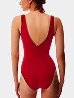 NEW FEELING Womens Red One-Pieces