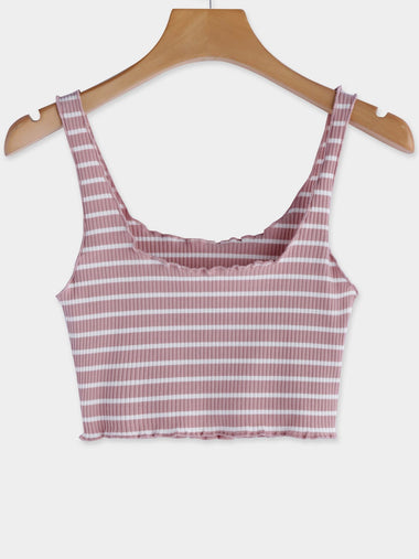 Wholesale Scoop Neck Plain Backless Spaghetti Strap Sleeveless Camis