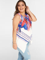 OEM Ladies White Plus Size Tops