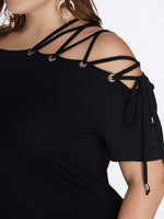 ODM Ladies Short Sleeve Plus Size Tops