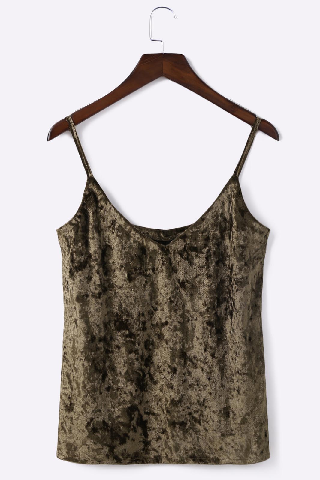 NEW FEELING Womens Coffee Camis