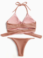NEW FEELING Womens Coffee Bikinis