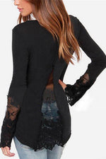 NEW FEELING Womens Black T-Shirts