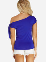 NEW FEELING Womens Blue T-Shirts