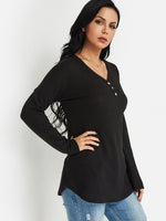 OEM Ladies Black T-Shirts