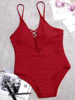 Custom Ladies V-Neck One-Pieces