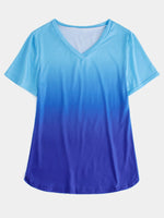 NEW FEELING Womens Blue T-Shirts