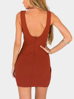NEW FEELING Womens Red Mini Dresses