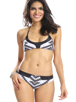 Wholesale Random Halter Geometrical Bikini Suits