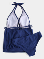 NEW FEELING Womens Navy Tankinis